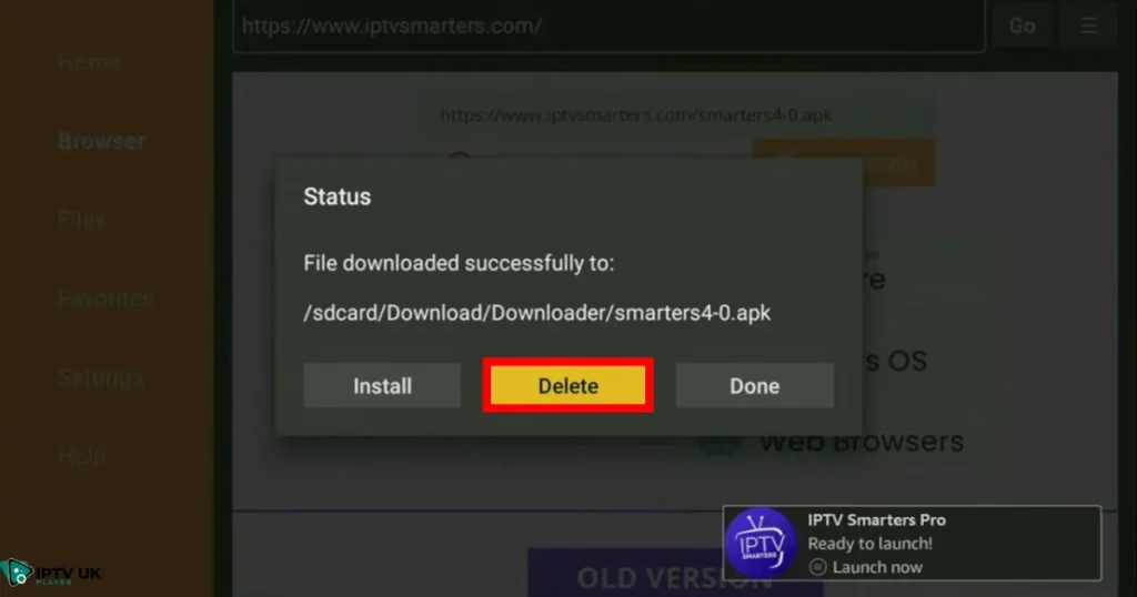 Installing IPTV Smarters on Firestick for seamless IPTV streaming