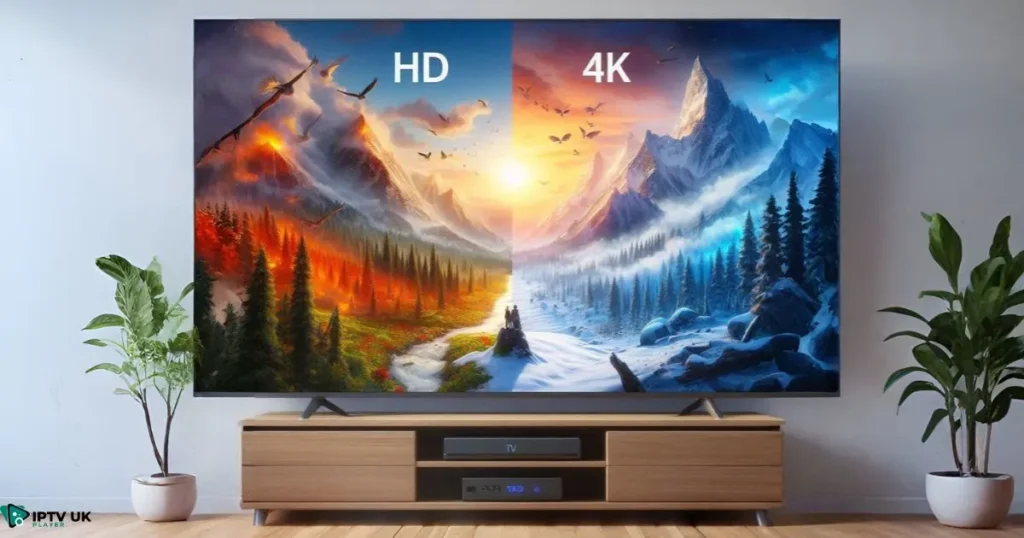 Visual clarity of 4K IPTV streaming