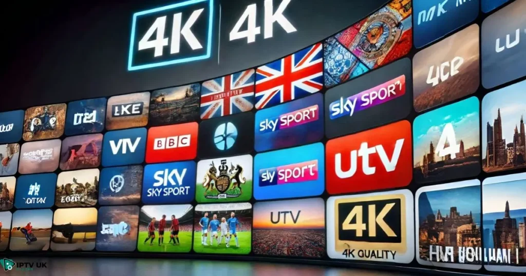 Different IPTV services available for 4K streaming