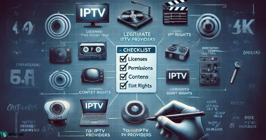 Checklist for identifying legitimate IPTV providers.