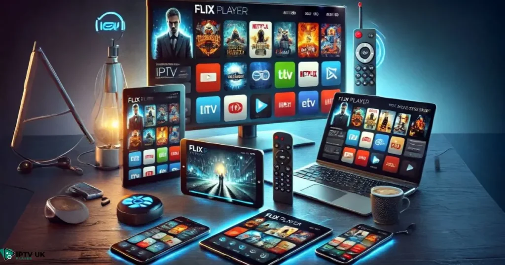 Flix Player IPTV on multiple devices for universal compatibility