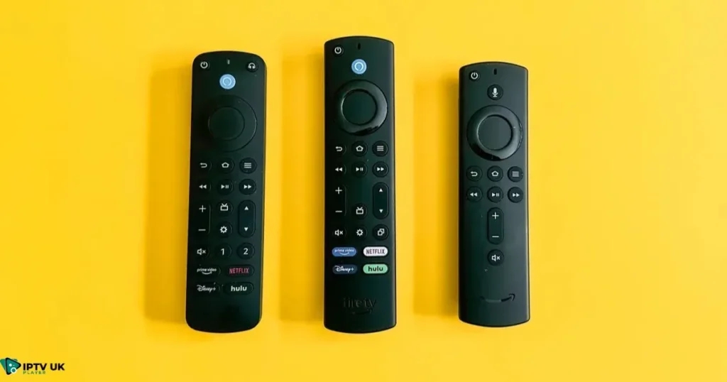 Alexa Voice Remote and Basic Edition Remote, illustrating different types of Firestick remotes.