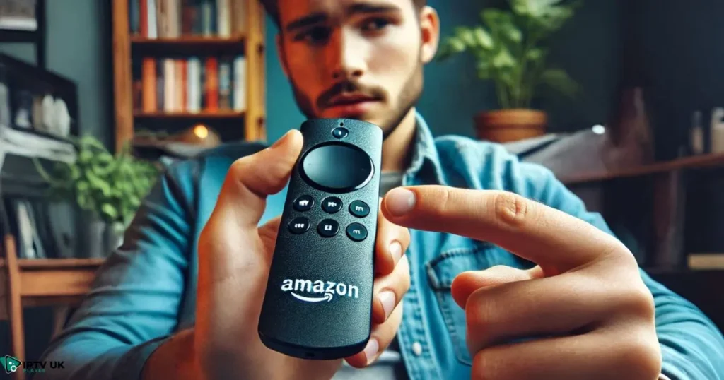 Using the microphone button on Alexa Voice Remote for voice commands on Firestick