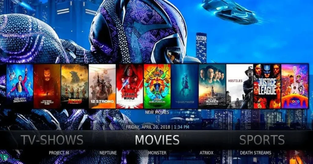 Blue Magic Build on Kodi with popular add-ons.