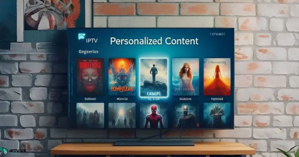 Personalized content recommendations on IPTV service