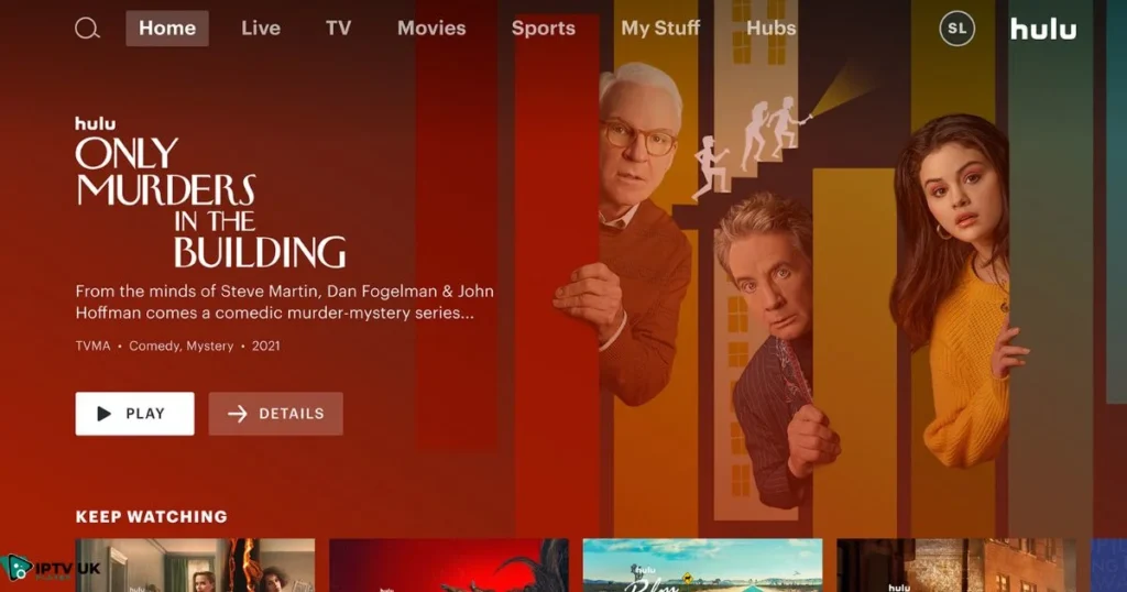 Hulu as a top Couchtuner alternative for free streaming in 2025.