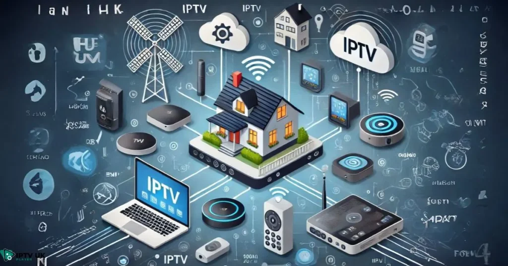 Smart home devices integrated with IPTV services