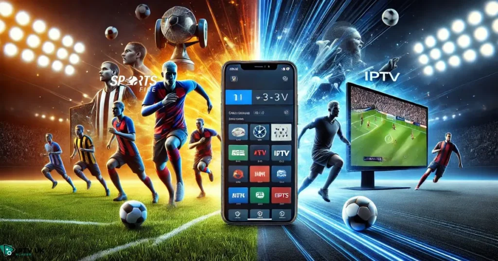 Integration of Sportsfire APK with IPTV services on Firestick for seamless sports streaming.