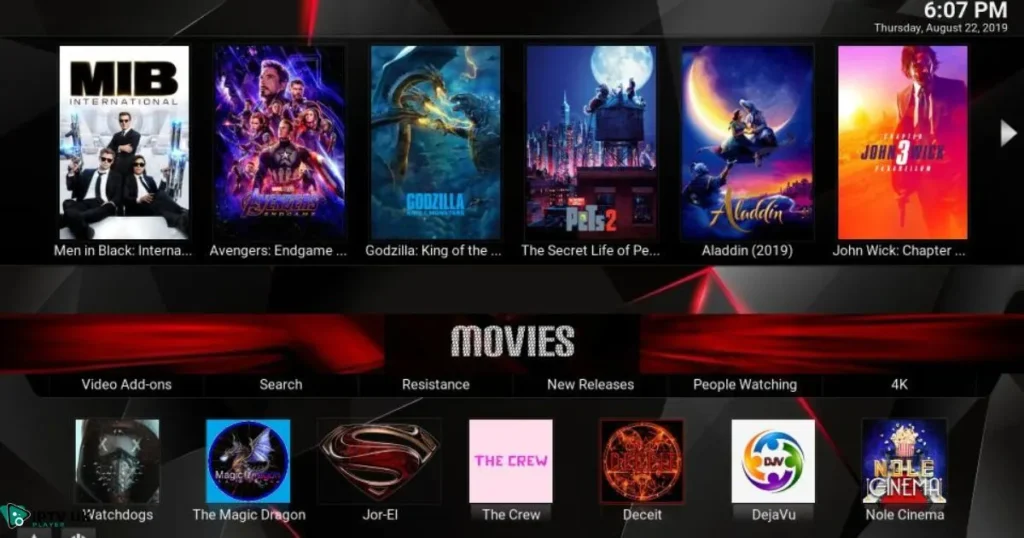 Slamious Build on Kodi with popular add-ons.