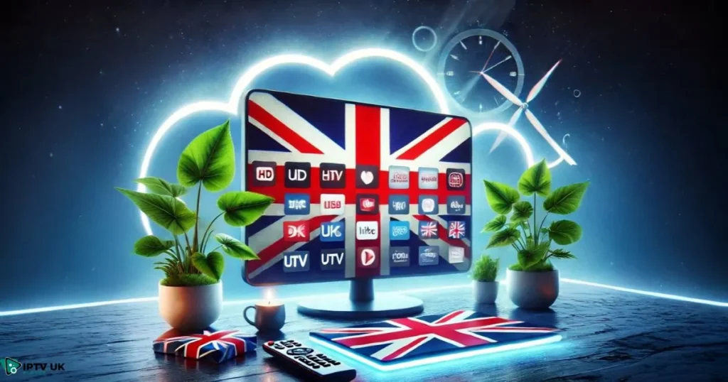 Icons representing key features of IPTV services