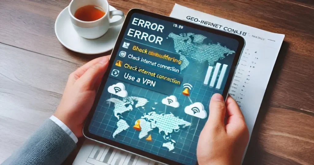 Troubleshooting IPTV buffering and geo-blocking issues with tips and solutions.