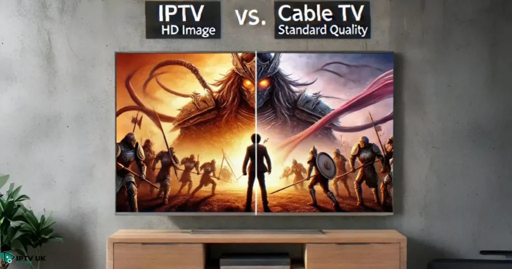 Comparison of streaming quality between IPTV and cable TV