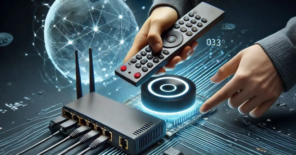 Adjusting settings on a streaming device for IPTV.