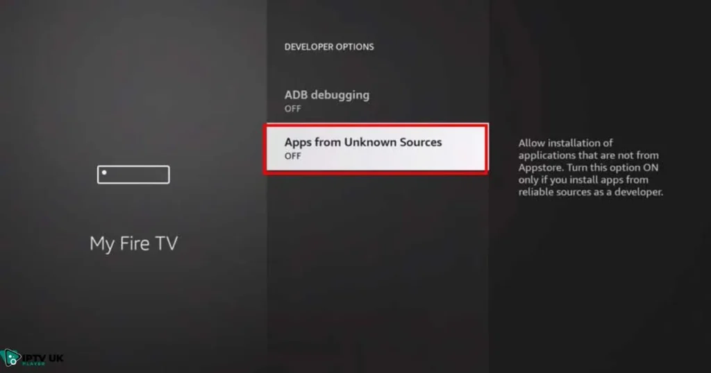 Enable Apps from Unknown Sources to Install TeaTV on Firestick