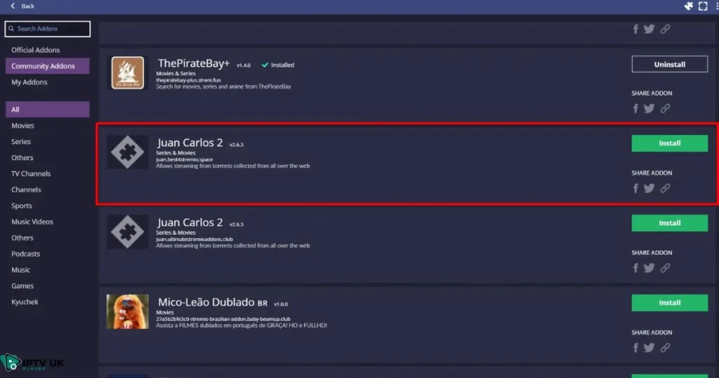 the best Stremio addons, including theJuan Carlos 2 addon for Stremio.