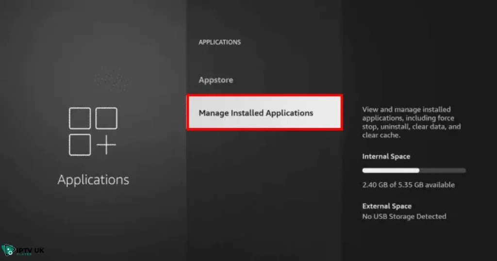 Clear cache on Kodi for Firestick users by accessing Kodi settings on Firestick.
