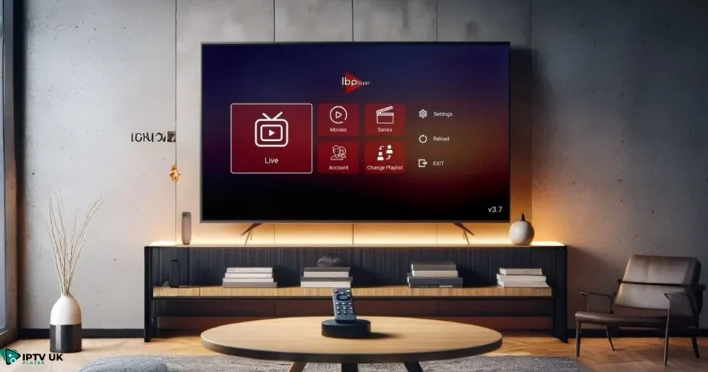 IBO Player interface showing high-definition IPTV channels and EPG features.