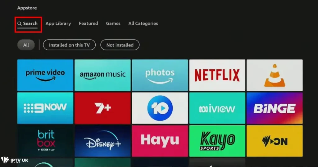 VLC Player on Firestick