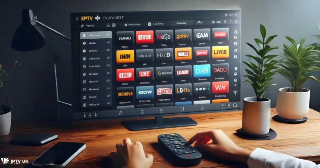 IPTV Playlist Editor with drag-and-drop channel customization