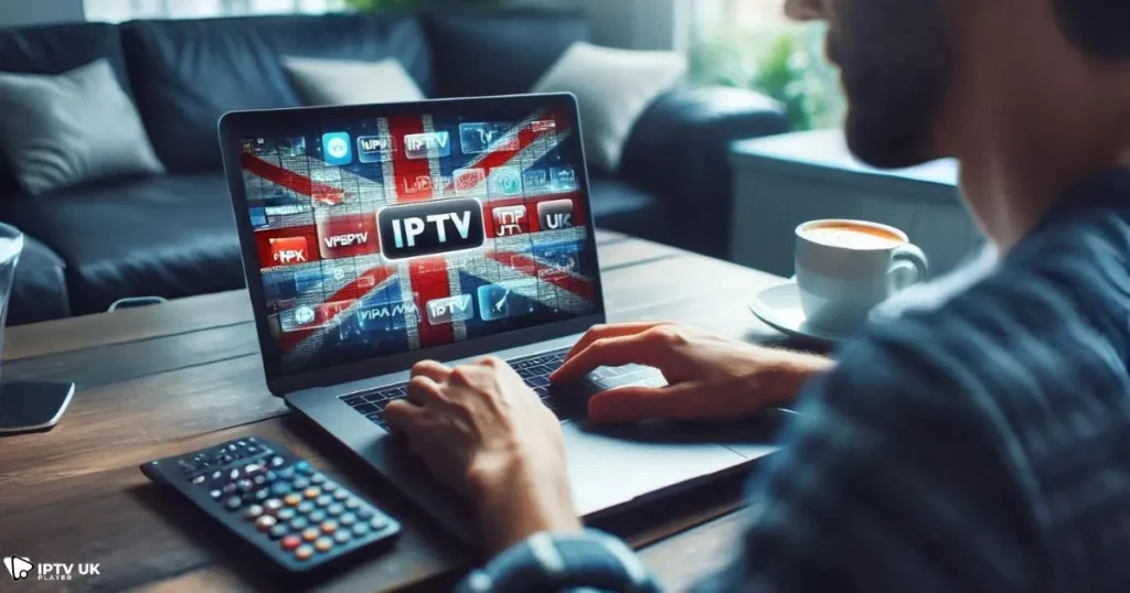 Comparing UK IPTV providers by reading online reviews to find the best service for British viewers.