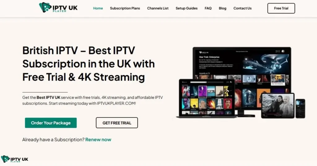 Best IPTV subscription for TiviMate on Windows – IPTV UK Player recommendation.