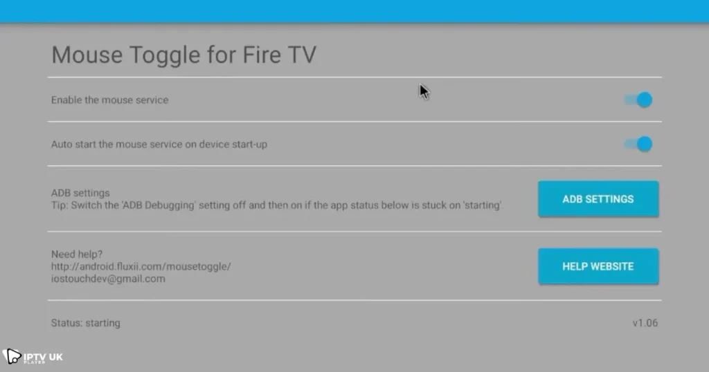 Toggle Mouse for Firestick – Double-click Play/Pause to activate the cursor.