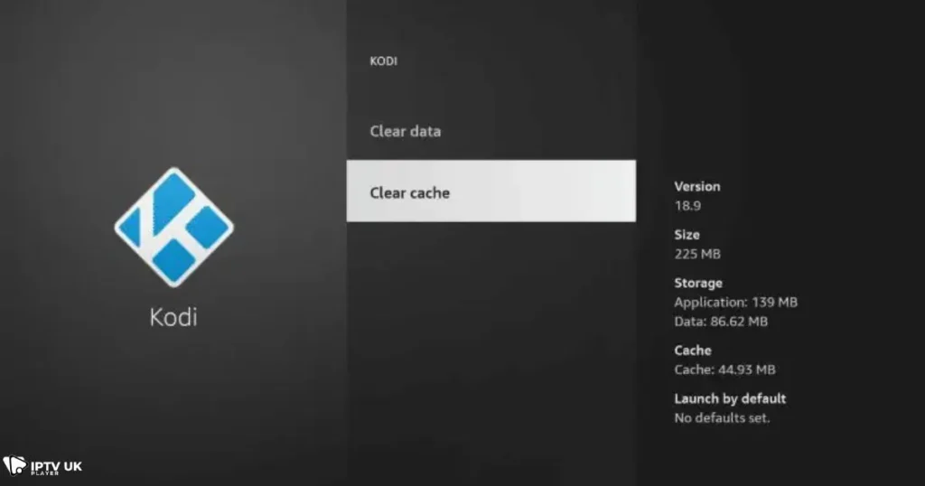 Fixing Kodi not working on Firestick by Clear Cache in Kodi