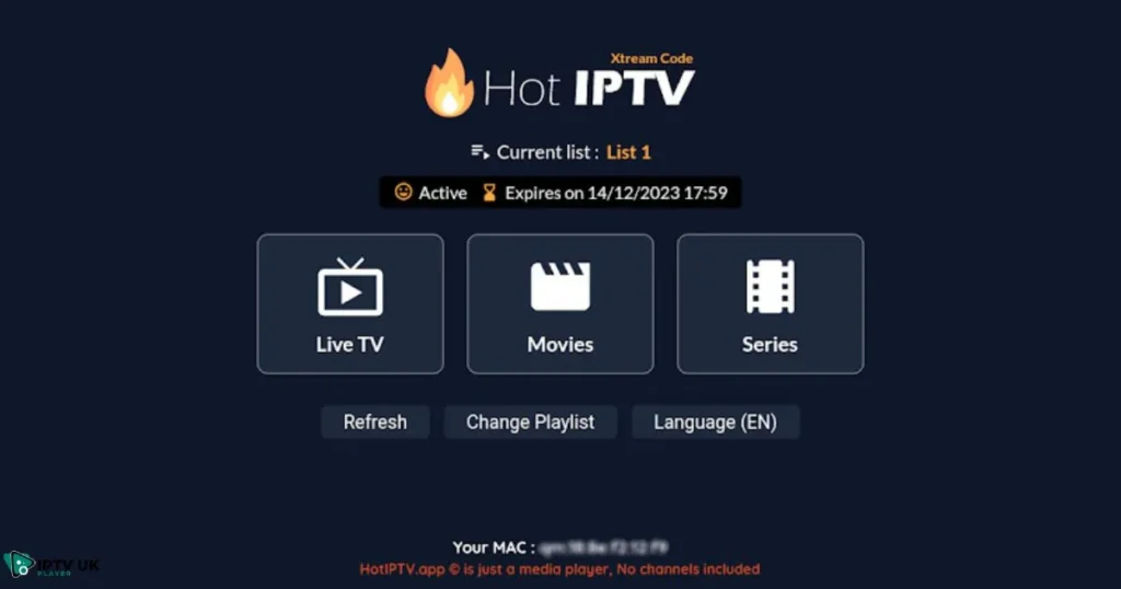 Key features of the best IPTV player – Hot IPTV, offering seamless streaming and customization.