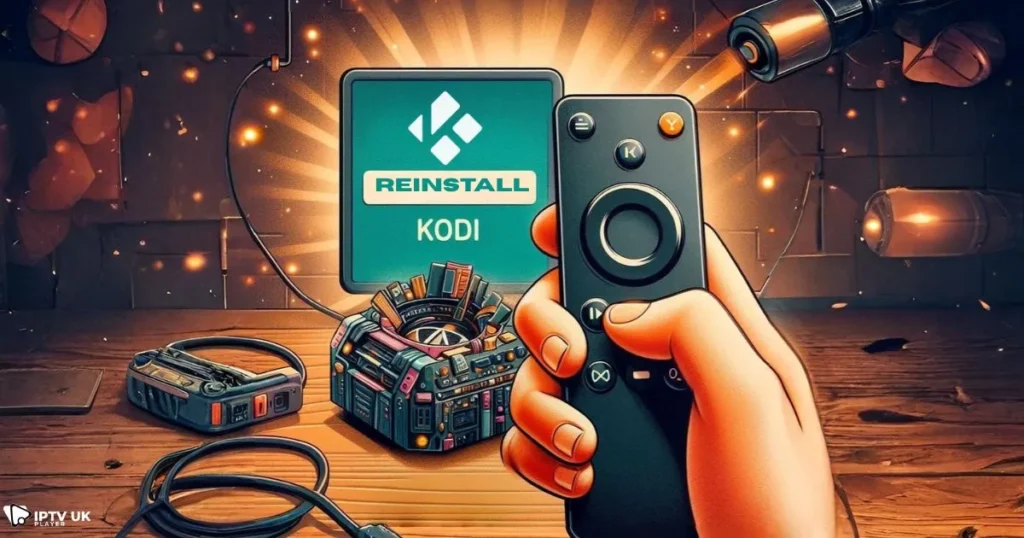 Reinstalling Kodi to fix issues on Firestick