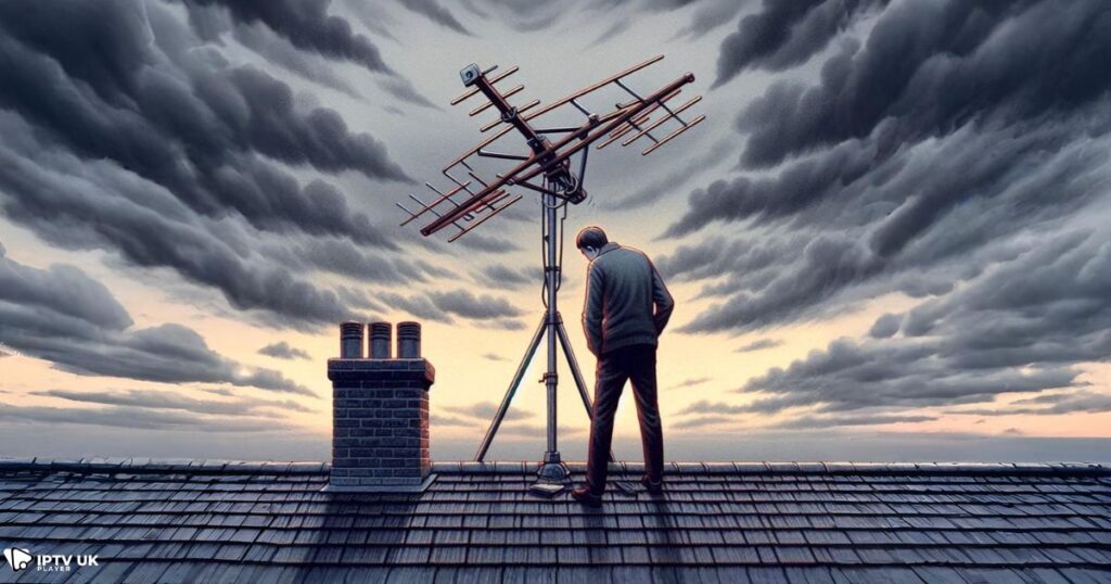 Frustration with using a traditional aerial to watch TV in the UK