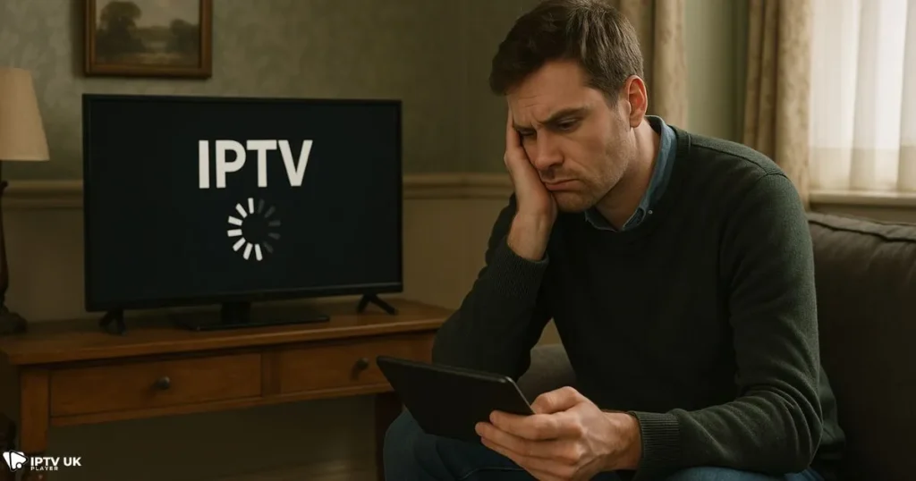 User struggling with unstable IPTV service UK while searching for better providers