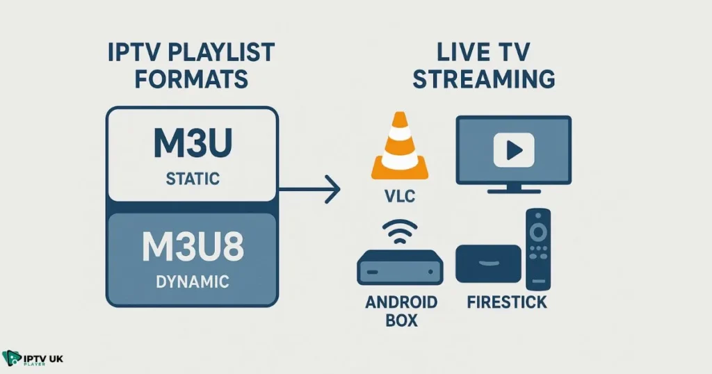 How IPTV playlists work with M3U formats across different streaming devices