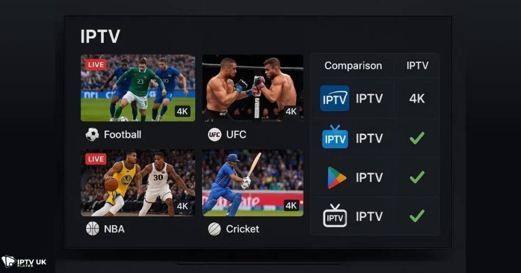 Top IPTV for sports playlists with high-definition and stable uptime