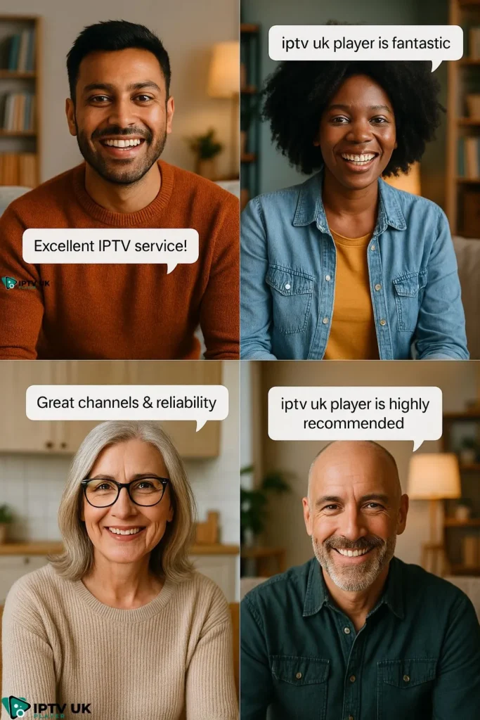 British IPTV user testimonials highlighting positive IPTV reviews UK viewers trust in 2025