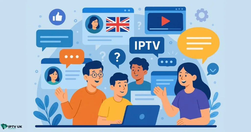 Beginners sharing tips on a uk iptv forum about streaming and setup questions