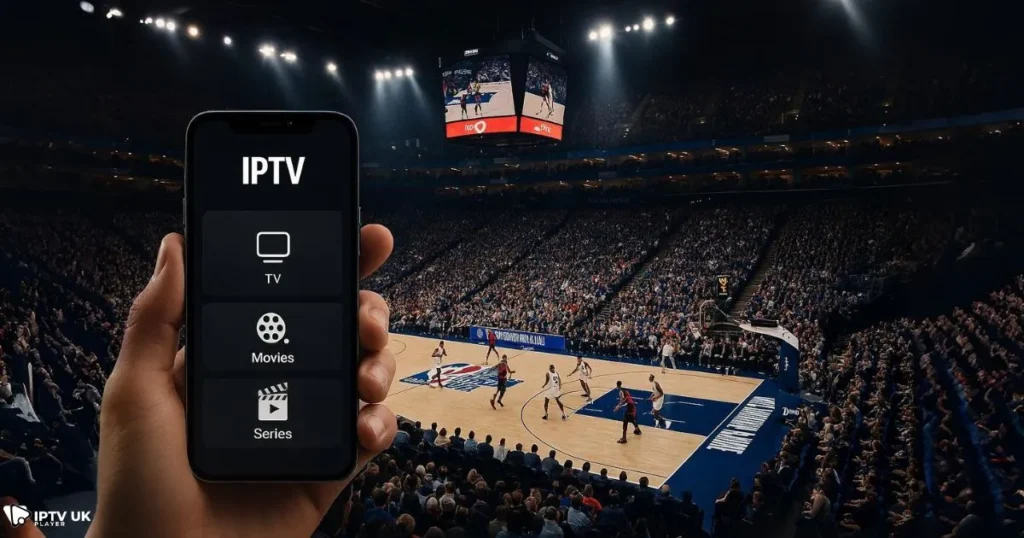 nba london games iptv streaming experience in the O2 Arena