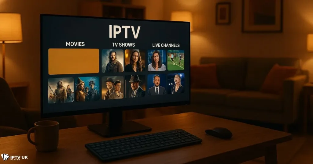 Watching IPTV on computer with the best IPTV desktop app setup for home entertainment