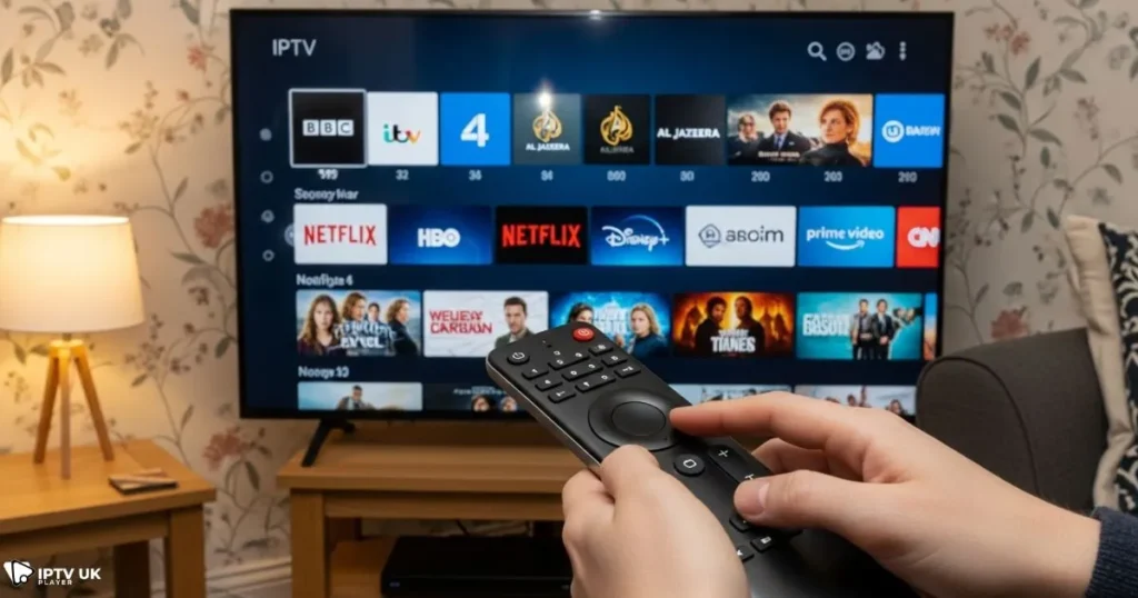 User streaming with cheapest IPTV options in the UK for unlimited entertainment