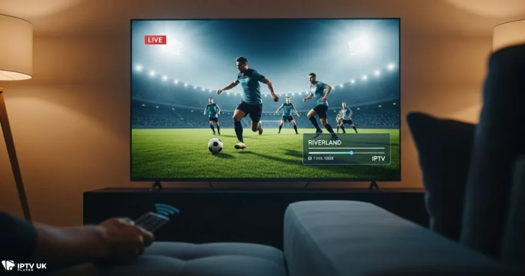 Stream Riverland football live in HD through IPTV in your living room.