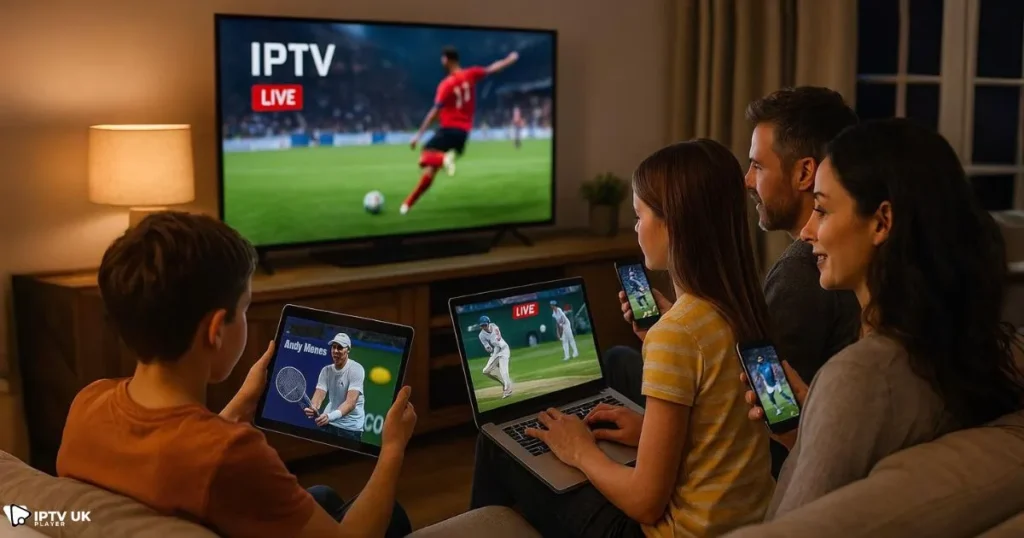 UK viewers streaming informed sport across multiple IPTV devices