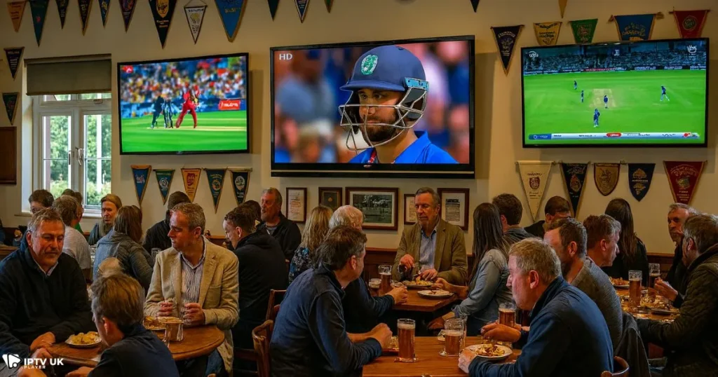 IPTV for sports bars streaming multiple cricket club matches to engage fans.