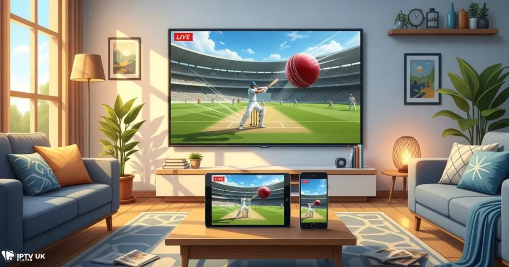 Watch cricket online on multiple devices with cricket IPTV live for HD cricket streaming.